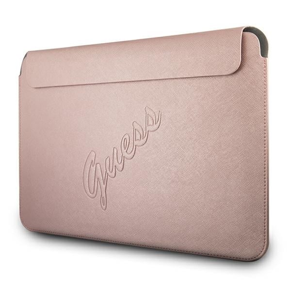 Guess Θήκη GUCS13PUSASPI 13" ροζ /pink Saffiano Script - Image 2