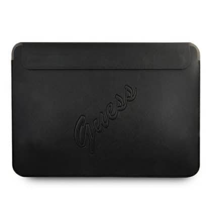 Guess Θήκη GUCS13PUSASBK 13" μαύρο /black Saffiano Script
