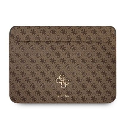 Guess Θήκη GUCS13G4GFBR 13" καφέ /brown 4G Big Logo