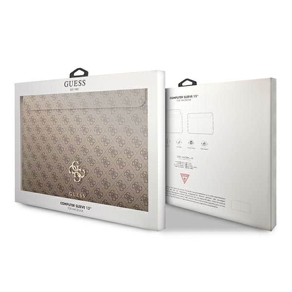 Guess Θήκη GUCS13G4GFBR 13" καφέ /brown 4G Big Logo - Image 5