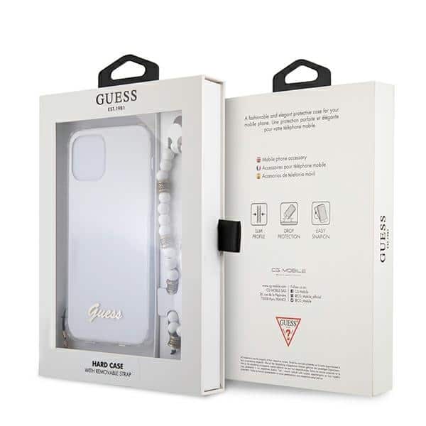 Guess White Pearl - θήκη για Apple iPhone 12 Pro Max - Διάφανο - Image 8
