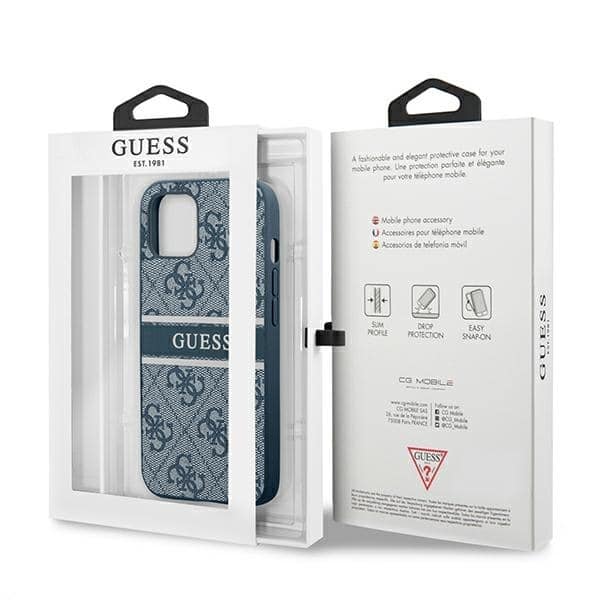 Guess Stripe - θήκη για Apple iPhone 13 mini - Μπλε - Image 8