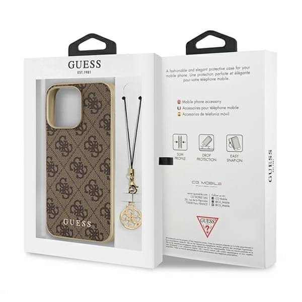Guess Charms Collection - θήκη για Apple iPhone 13 Pro / - Καφέ - Image 8