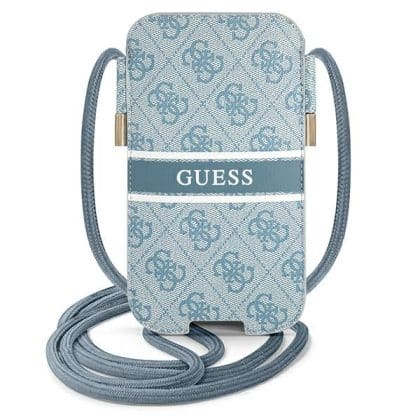 Guess Τσάντα GUPHM4GDBL 6,1" μπλέ/blue hardcase 4G Stripe