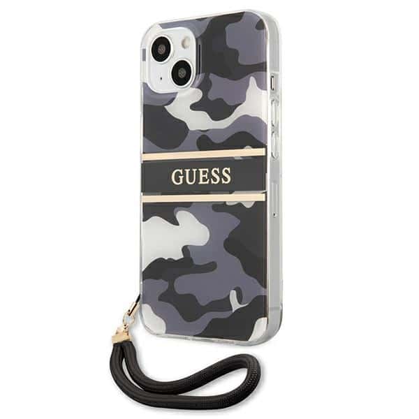 Guess Camo Strap Collection - θήκη για Apple iPhone 13 mini - Μαύρο - Image 2