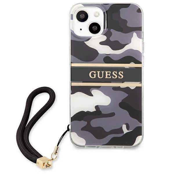 Guess Camo Strap Collection - θήκη για Apple iPhone 13 mini - Μαύρο - Image 3