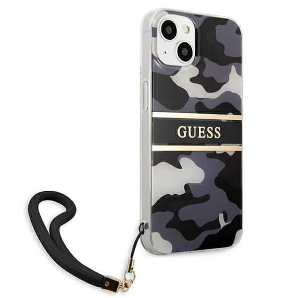 Guess Camo Strap Collection - θήκη για Apple iPhone 13 mini - Μαύρο - Image 4