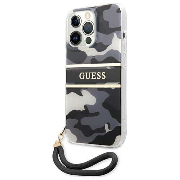 Guess Camo Strap Collection - θήκη για Apple iPhone 13 Pro / - Μαύρο - Image 2
