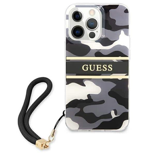 Guess Camo Strap Collection - θήκη για Apple iPhone 13 Pro / - Μαύρο - Image 3