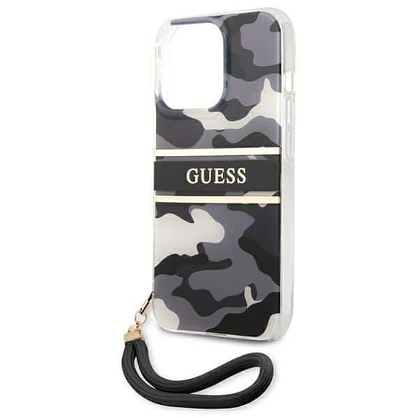 Guess Camo Strap Collection - θήκη για Apple iPhone 13 Pro / - Μαύρο - Image 6