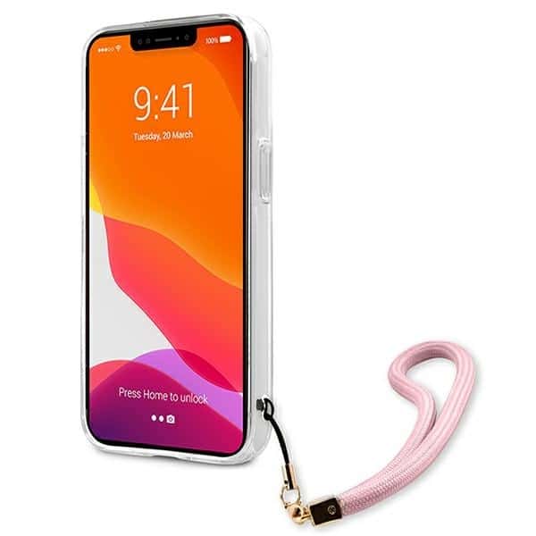 Guess Camo Strap Collection - θήκη για Apple iPhone 13 mini - Ροζ - Image 5