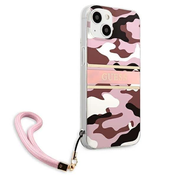 Guess Camo Strap Collection - θήκη για Apple iPhone 13 - Ροζ - Image 4