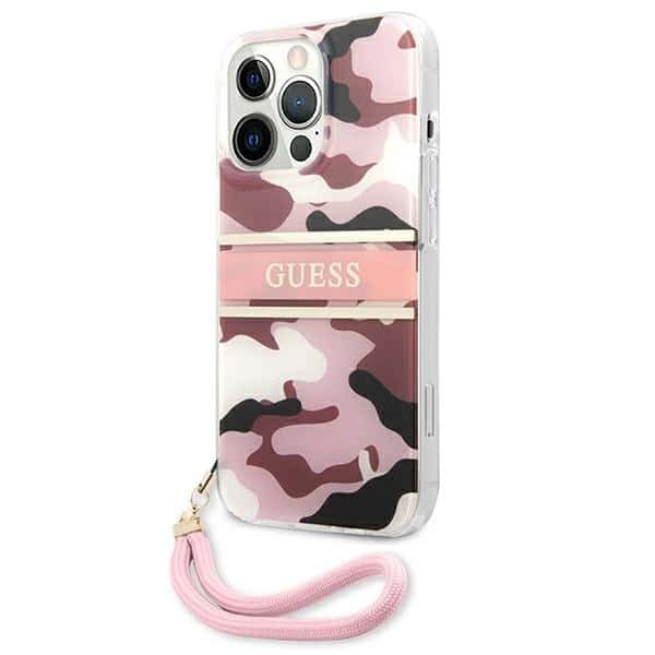 Guess Camo Strap Collection - θήκη για Apple iPhone 13 Pro / - Ροζ - Image 2