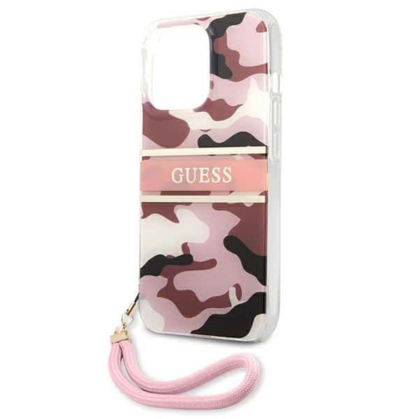 Guess Camo Strap Collection - θήκη για Apple iPhone 13 Pro / - Ροζ - Image 6