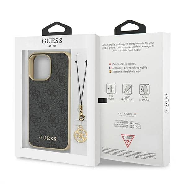 Guess Charms Collection - θήκη για Apple iPhone 13 Pro Max - Γκρι - Image 8