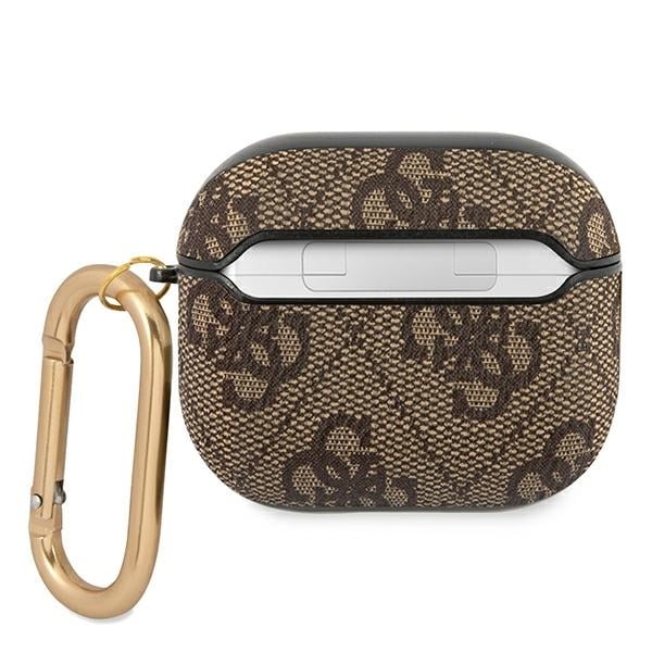 Guess GUA34GSMW Κάλυμμα AirPods 3 καφέ/brown 4G Script Metal Collection - Image 2