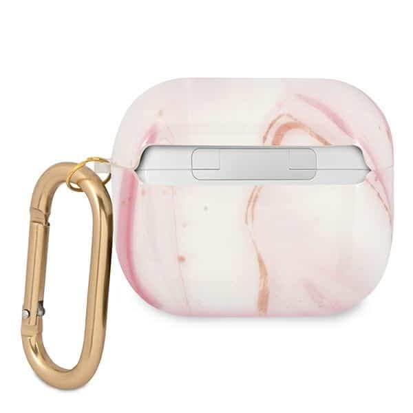 Guess GUA3UNMP AirPods 3 cover ροζ/pink Marble Collection - Image 2