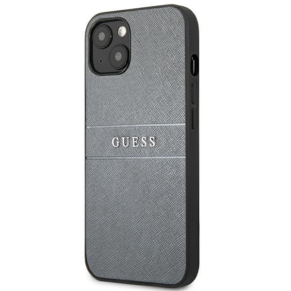 Guess Saffiano Strap - θήκη για Apple iPhone 13 mini - Γκρι - Image 2