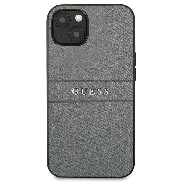 Guess Saffiano Strap - θήκη για Apple iPhone 13 mini - Γκρι - Image 3