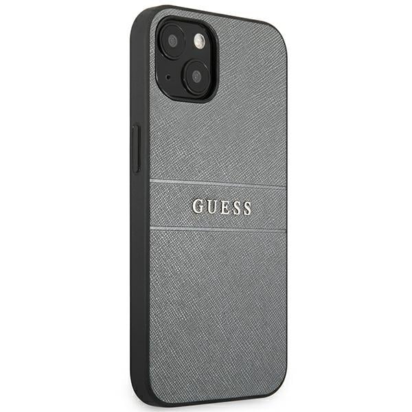 Guess Saffiano Strap - θήκη για Apple iPhone 13 mini - Γκρι - Image 4