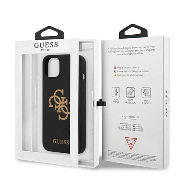 Guess Silicone - θήκη για Apple iPhone 13 mini - Μαύρο - Image 8