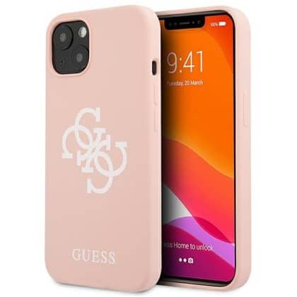 Guess Silicone - θήκη για Apple iPhone 13 mini - Ροζ