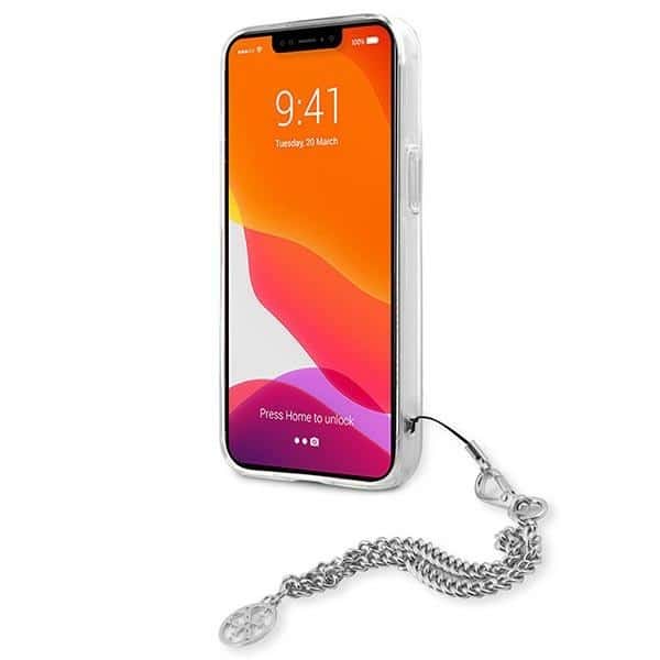 Guess Peony Chain Collection - θήκη για Apple iPhone 13 mini - Διάφανο - Image 5