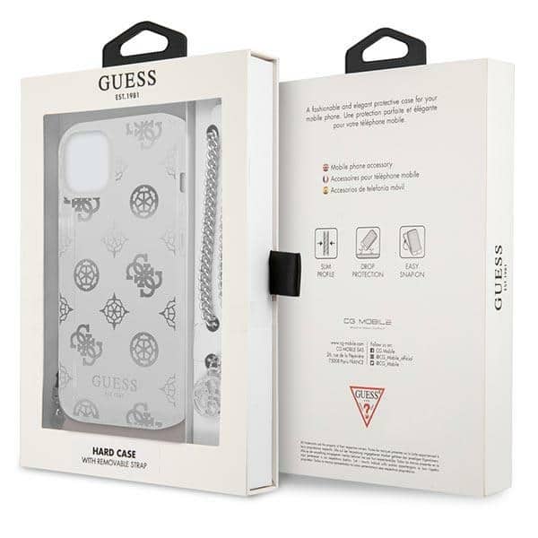 Guess Peony Chain Collection - θήκη για Apple iPhone 13 mini - Διάφανο - Image 8