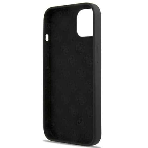 Guess Silicone Script Gold Logo - θήκη για Apple iPhone 13 - Μαύρο - Image 6