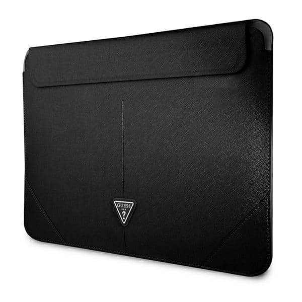 Guess Θήκη GUCS14PSATLK 14" μαύρο /black Saffiano Triangle Logo - Image 2