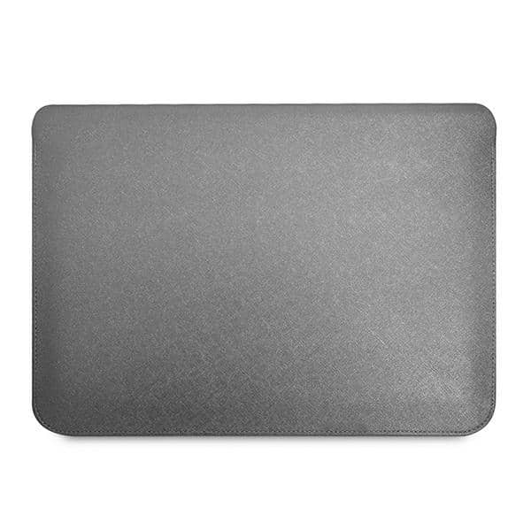 Guess Θήκη GUCS14PSATLG 14" srebrny /silver Saffiano Triangle Logo - Image 3