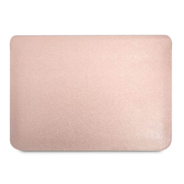 Guess Θήκη GUCS16PSATLP 16" ροζ /pink Saffiano Triangle Logo - Image 3