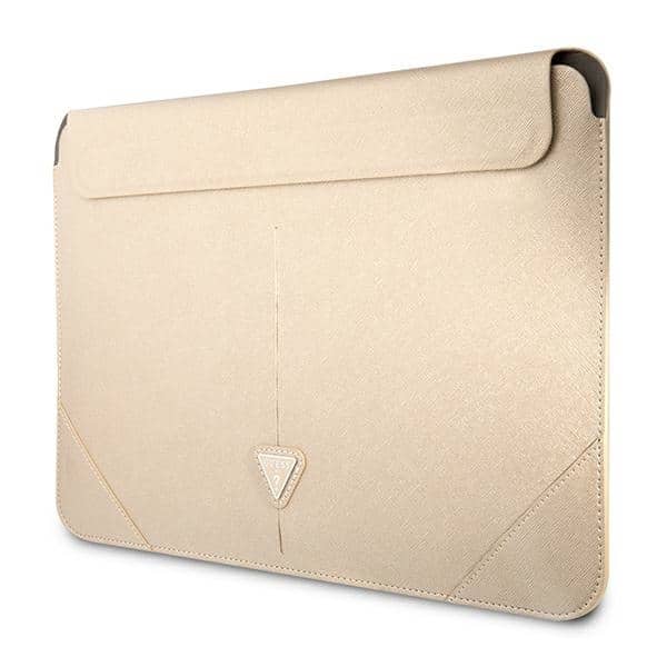 Guess Θήκη GUCS14PSATLE 14" beżowy /beige Saffiano Triangle Logo - Image 2