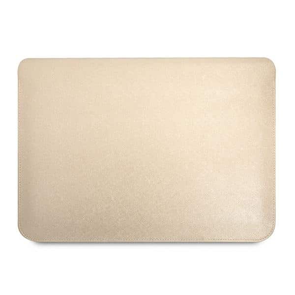 Guess Θήκη GUCS14PSATLE 14" beżowy /beige Saffiano Triangle Logo - Image 3
