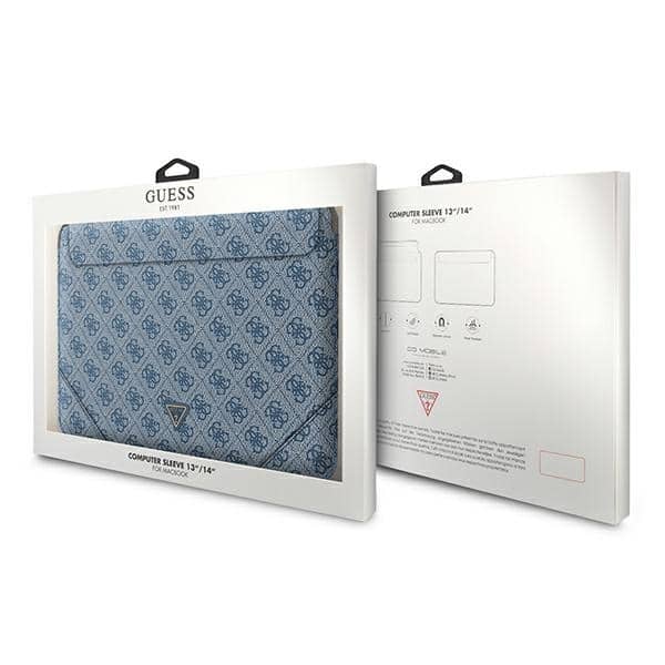 Guess Θήκη GUCS14P4TB 14" Μπλε /blue 4G Uptown Triangle logo - Image 4
