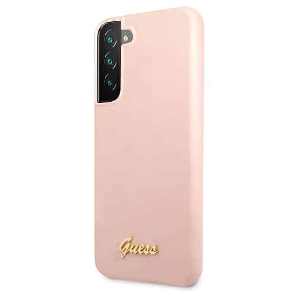 Guess Metal Logo - θήκη για Samsung S22+ / S906 - Ροζ - Image 2
