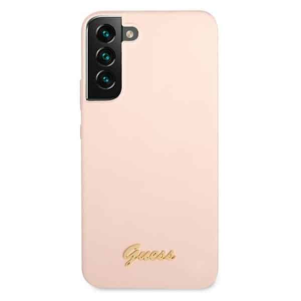 Guess Metal Logo - θήκη για Samsung S22+ / S906 - Ροζ - Image 3