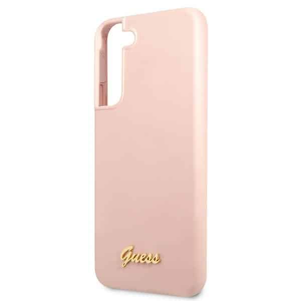 Guess Metal Logo - θήκη για Samsung S22+ / S906 - Ροζ - Image 6
