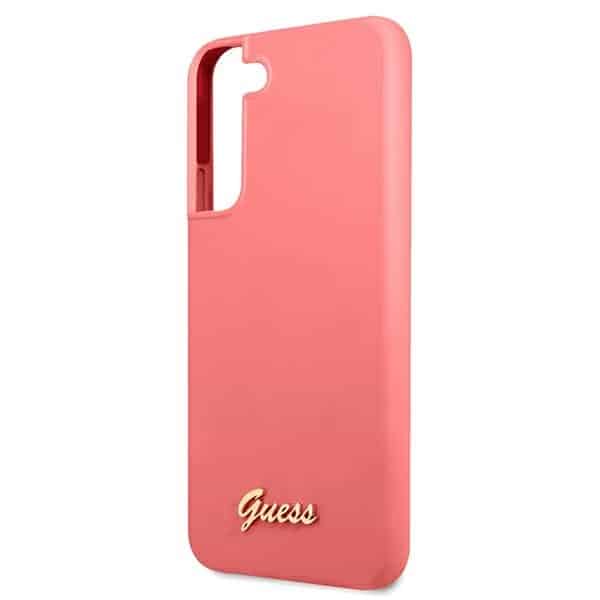 Guess Metal Logo - θήκη για Samsung S22+ S906 - Ροζ - Image 6