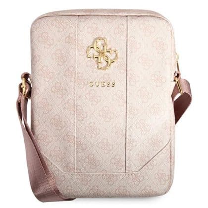 Guess Τσάντα GUTB10G4GFPI 10" różowa /pink 4G Big Metal Logo