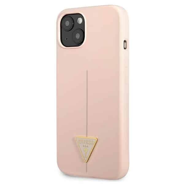 Guess Silicone Triangle - θήκη για Apple iPhone 13 mini - Ροζ - Image 2