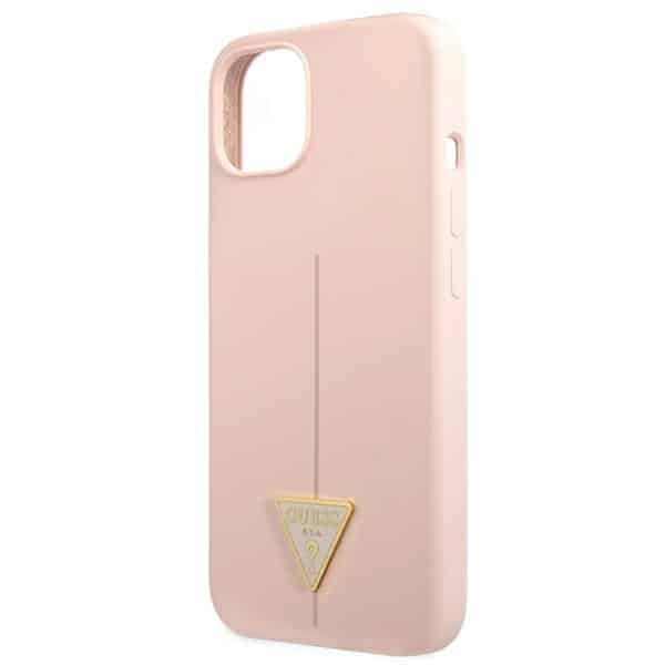 Guess Silicone Triangle - θήκη για Apple iPhone 13 - Ροζ - Image 6