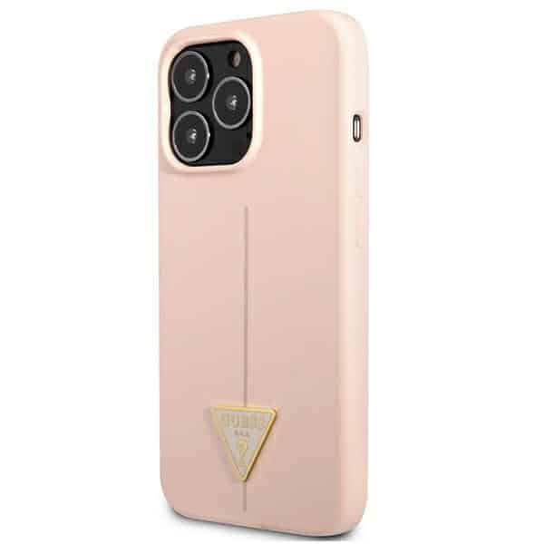 Guess Silicone Triangle - θήκη για Apple iPhone 13 Pro / - Ροζ - Image 2