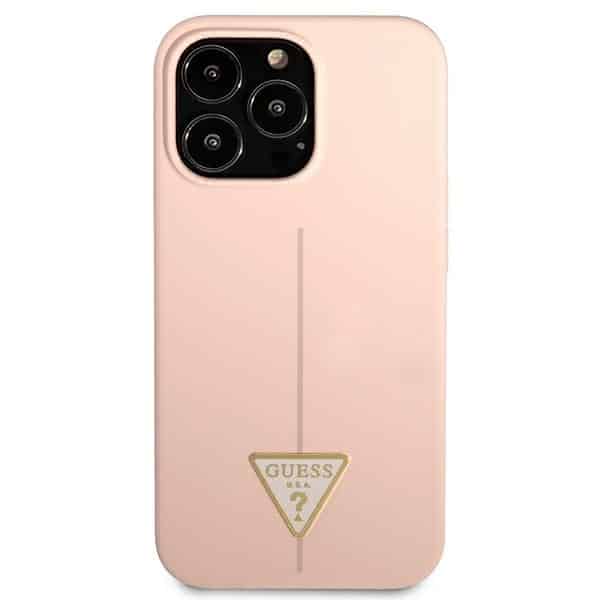 Guess Silicone Triangle - θήκη για Apple iPhone 13 Pro / - Ροζ - Image 3