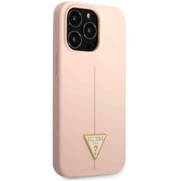 Guess Silicone Triangle - θήκη για Apple iPhone 13 Pro / - Ροζ - Image 4