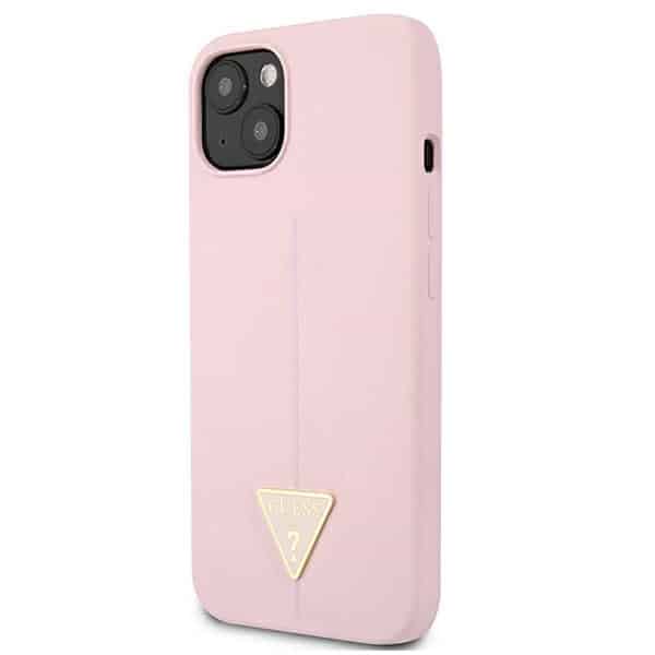 Guess Silicone Triangle - θήκη για Apple iPhone 13 mini - Μωβ - Image 2