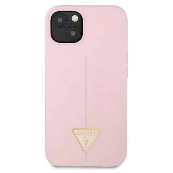 Guess Silicone Triangle - θήκη για Apple iPhone 13 mini - Μωβ - Image 3