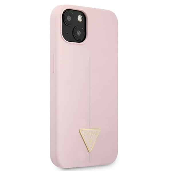Guess Silicone Triangle - θήκη για Apple iPhone 13 mini - Μωβ - Image 4