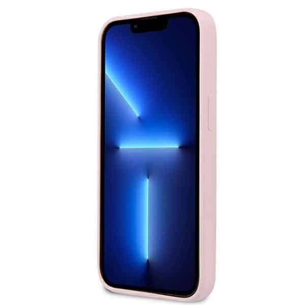 Guess Silicone Triangle - θήκη για Apple iPhone 13 mini - Μωβ - Image 5