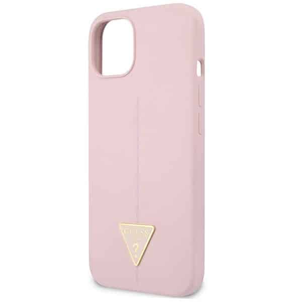Guess Silicone Triangle - θήκη για Apple iPhone 13 mini - Μωβ - Image 6